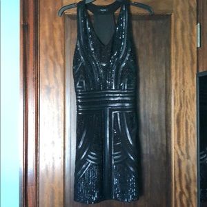 Verty black sequins dress